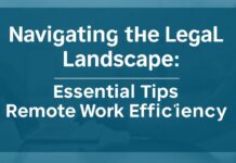 Navigating the Legal Landscape: Essential Tips for Remote Work Productivity Navigating the Legal Landscape: Essential Tips for Remote Work Efficiency