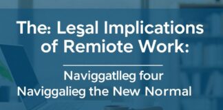 The Legal Implications of Remote Work: Navigating the New Normal The Legal Implications of Remote Work: Navigating the New Normal