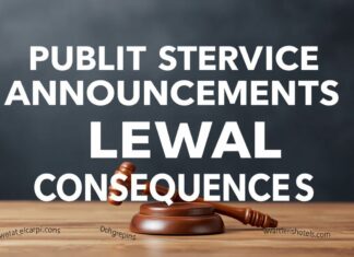 Understanding Public Service Announcements and Legal Implications Understanding Public Service Announcements and Legal Consequences