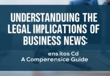 Understanding the Legal Implications of Business News: A Comprehensive Guide Understanding the Legal Implications of Business News: A Comprehensive Guide