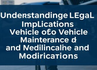 Understanding the Legal Implications of Vehicle Maintenance and Modifications Understanding the Legal Implications of Vehicle Maintenance and Modifications