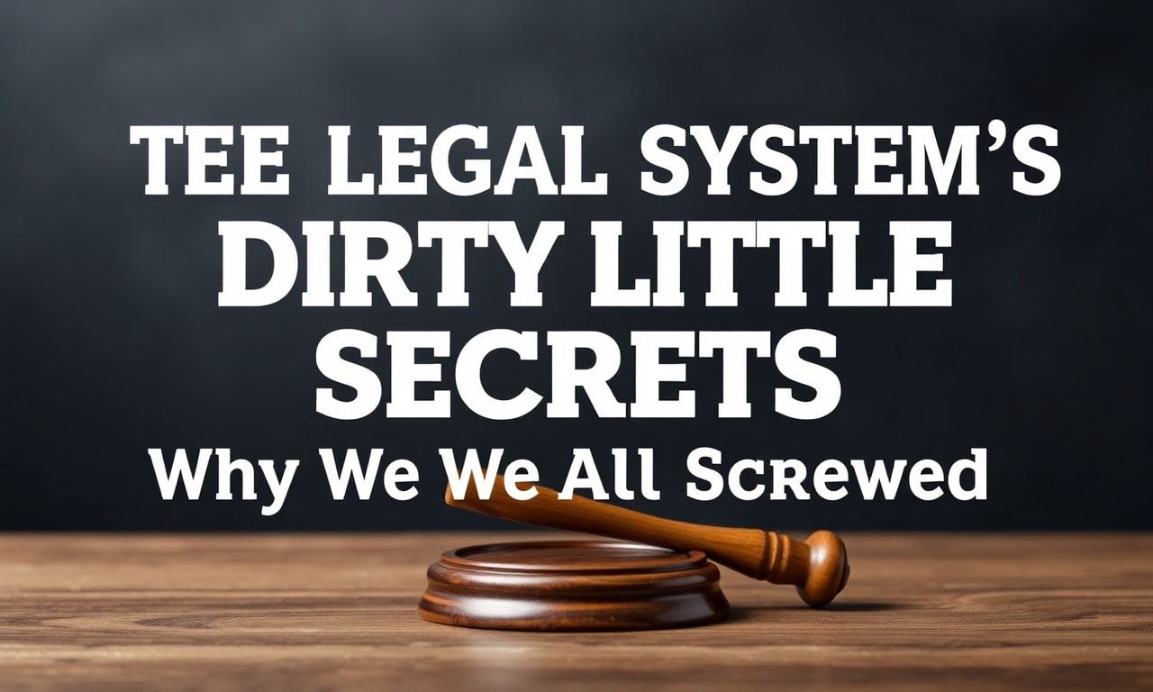 The Legal System's Dirty Little Secrets: Why We're All Screwed
