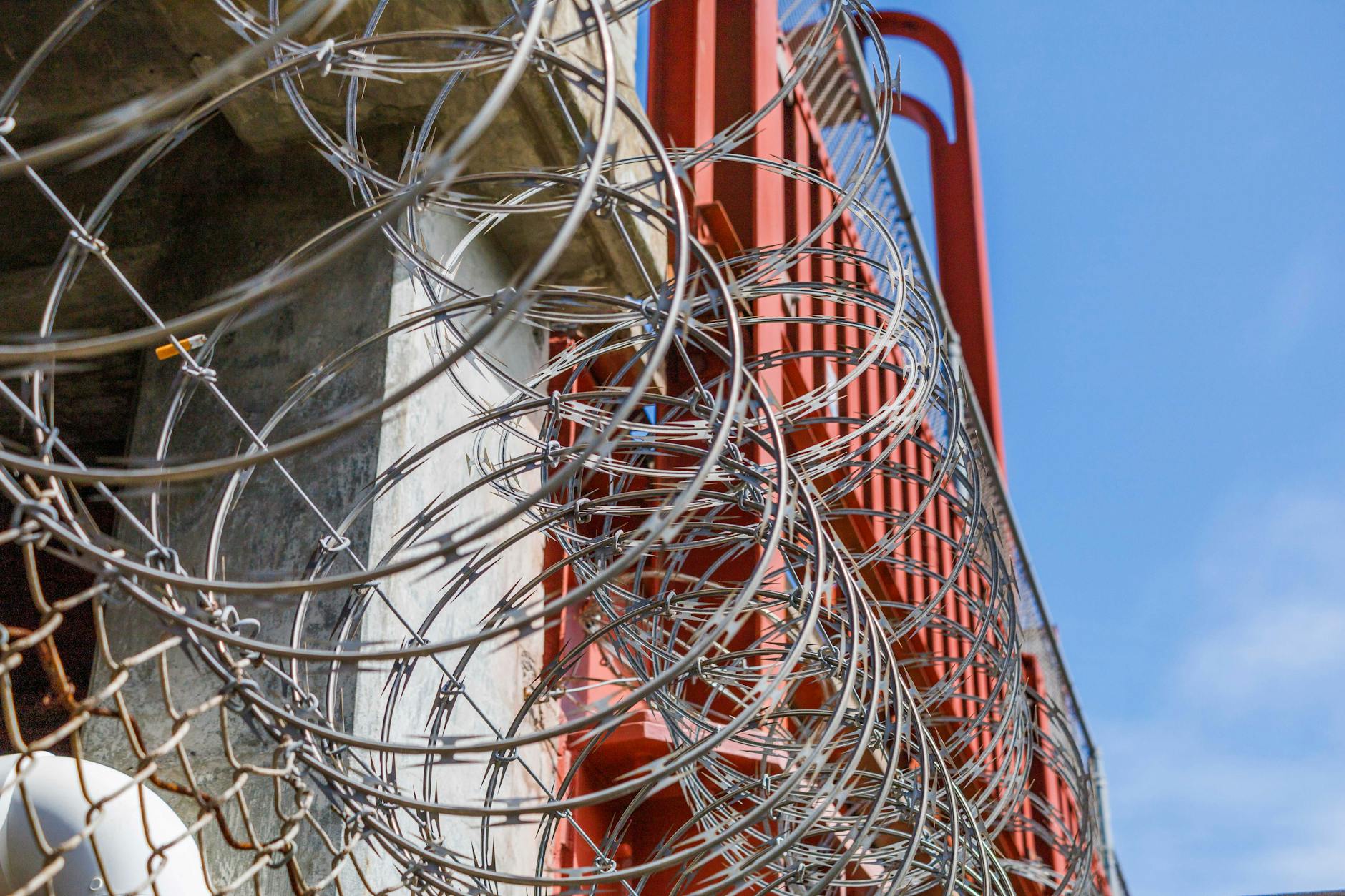 Inside ADX Florence's High-Security Perimeter Fence